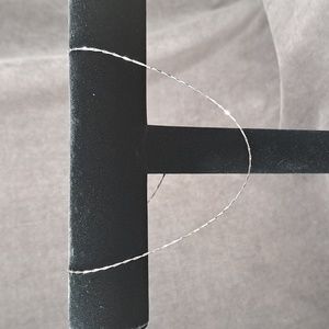 925 Sterling Silver Made In Italy Bar Chain 18" 1mm VG Marked